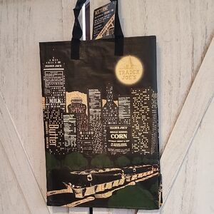 Adidas Black and White Cityscape Tote